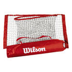 Accessoires pour entraîneurs Wilson Wilson EZ 20' Filet De Tennis Remplacement-Noir,Rouge