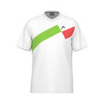 Vêtements HEAD HEAD Topspin T-shirt Garçons-Rouge,Blanc