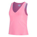 Vêtements Lucky in Love Lucky in Love Shimmer V-Neck Débardeur Tank Top Femmes-Rosé