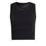 V&ecirc;tements adidas adidas Aeroknit Crop D&eacute;bardeur Tank Top Femmes-Noir