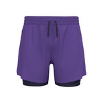 Vêtements Odlo Odlo Zeroweight 5in 2in1 Short de running Hommes-violet