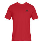V&ecirc;tements Under Armour Under Armour Sportstyle Left Chest T-shirt Hommes-Rouge,Noir