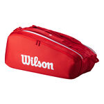 Wilson Wilson Tour Super Tour Housse De Raquette Lot De 9-Rouge