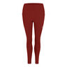 Road High Waist Collant de course Femmes-rouge vin