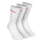 Vêtements De Tennis Wilson U Crew Logo Sock 3 Pack Bright White