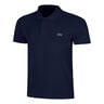 Ribbed Collar Polo Polo Hommes-bleu, blanc