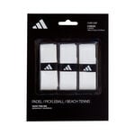 Surgrips adidas adidas Padel Overgrip Pack De 3-Blanc