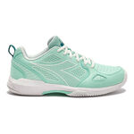 Chaussures de tennis Diadora Diadora S. Challenge 7  Chaussure terre battue Femmes-vert, blanc