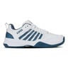 Court Express 2 Chaussure Terre Battue Hommes-Blanc,Bleu Fonc&eacute;