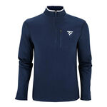 Vêtements Tecnifibre Tecnifibre Polar Quarter Zip Haut Manches Longues Hommes-Bleu Foncé