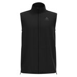 Vêtements Odlo Odlo Zeroweight Warm Gilets De Course Hommes-Noir