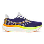 Chaussures de running Saucony Saucony Triumph 23 Chaussure de running sans stabilisateurs Hommes-bleu, jaune citron
