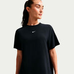 V&ecirc;tements Nike Nike One Relaxed Dri-Fit  T-shirt Femmes-noir