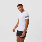 V&ecirc;tements Bj&ouml;rn Borg Bj&ouml;rn Borg Borg T-shirt Hommes-Blanc