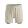 Zeroweight 5in 2in1 Short de running Hommes-gris, vert olive