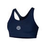 Crew Medium Support Soutien-gorge Sport Femmes-Bleu Fonc&eacute;