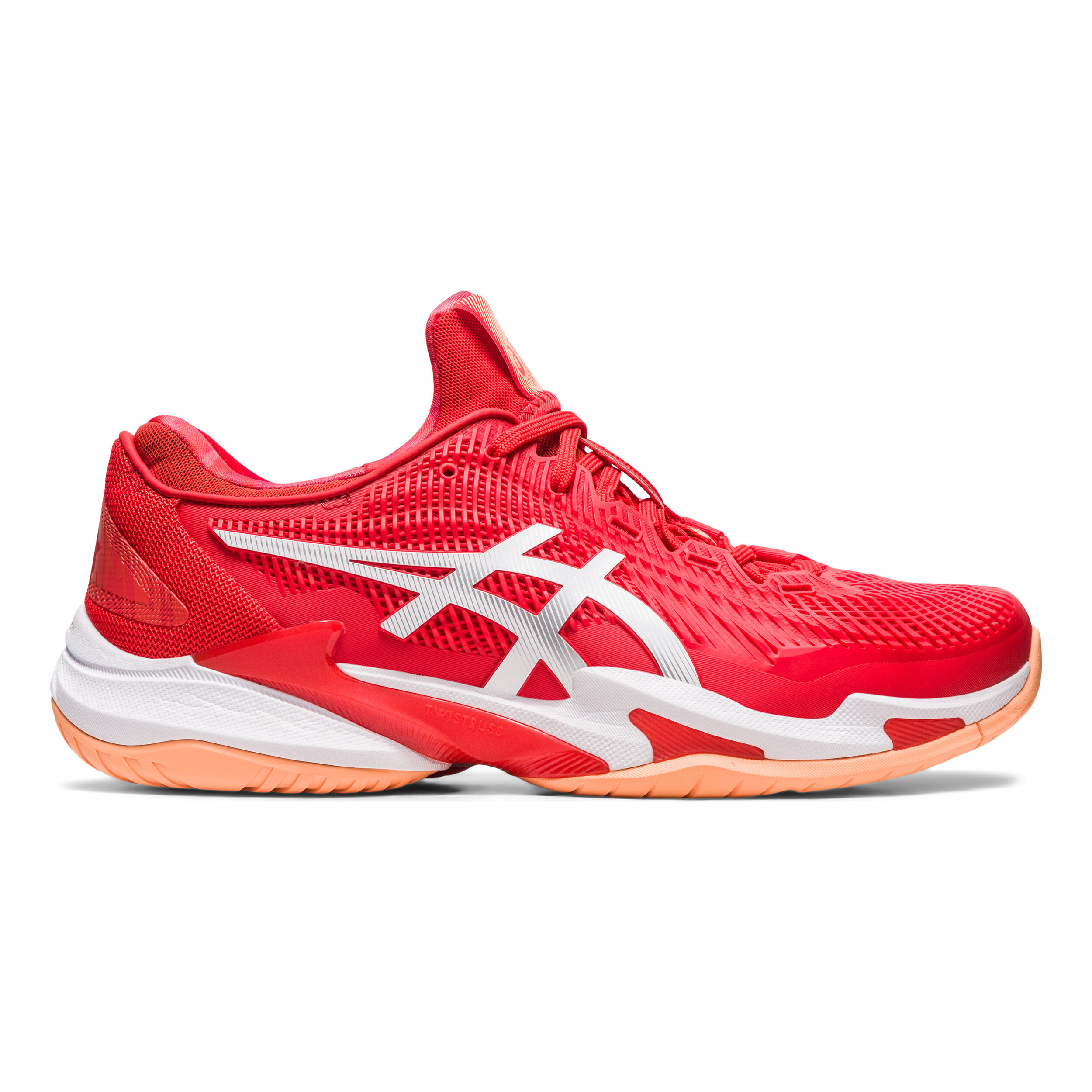 Buy ASICS Court FF 3 Novak Chaussure Tout Terrain Hommes Rouge Blanc online Tennis Point CH