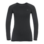 Vêtements Odlo Odlo Performance Warm Eco BI Top Crew Neck Haut Manches Longues Femmes-Noir,Anthracite
