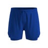 Zeroweight 5in 2in1 Short de running Hommes-bleu, bleu