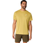 V&ecirc;tements ASICS ASICS Core Maillot de course Hommes-jaune lemon