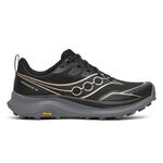 Chaussures de running Saucony Saucony Peregrine 16 Chaussure trail Femmes-noir, gris