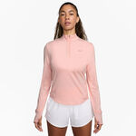 V&ecirc;tements Nike Nike Swift Half-Zip Maillot de course Femmes - ros&eacute;