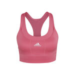 Vêtements adidas adidas Medium Support Primeknit Soutien-gorge Sport Femmes-Rouge