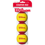 Balles de tennis Wilson Wilson Starter Balls (Stage 3) Sac De 3 Balles