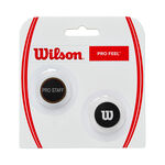 Accessoires raquettes Wilson Wilson Pro Staff Pro Feel Pro Staff Antivibrateur Pack De 2 Unités-Noir,Argent