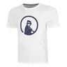 Trainings T-shirt Hommes-Blanc,Bleu Fonc&eacute;
