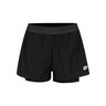 Teamline 2in1 Short Avec Poche-balles Femmes-Noir