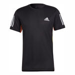 V&ecirc;tements adidas adidas Own The Run T-Shirt T-shirt Hommes-Noir,Rouge