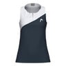 Spirit D&eacute;bardeur tank top Femmes - bleu fonc&eacute;, blanc