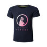 Logo T-shirt Filles-Bleu Foncé