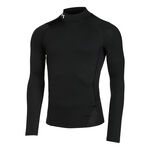 V&ecirc;tements Under Armour Under Armour Heatgear Comp Mock Haut Manches Longues Hommes-Noir