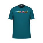 V&ecirc;tements HEAD HEAD Rainbow T-shirt Enfants-Bleu Petrol