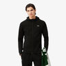 Full Zip Gilet en coton Hommes-noir