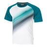 Topspin T-shirt Hommes-vert fonc&eacute;, blanc
