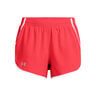 Fly By 3in Short De Running Femmes-Rouge,Blanc