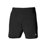 V&ecirc;tements Mizuno Mizuno Core 7.5 2in1 Short De Running Hommes-Noir