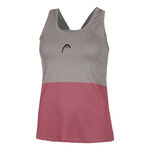 Vêtements HEAD HEAD Play Tech Débardeur Tank Top Femmes-Rosé, Blanc