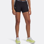 V&ecirc;tements de tennis Under Armour Under Armour Tech Play Up 2in1 Short Avec Poche-balles Femmes-Noir