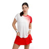 Crew Fade 2.0 T-shirt Femmes-rouge, blanc