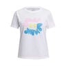 Bubble T-shirt Filles-Blanc