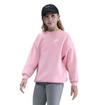 V&ecirc;tements Nike Nike Club Fleece Oversized Crew Sweat-shirt Filles-Ros&eacute;