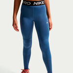 V&ecirc;tements Nike Nike Pro Shorts Filles-bleu petrol