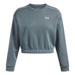 Vêtements Under Armour Under Armour Rival Fleece Piped Crew Sweat-shirt Femmes-bleu gris