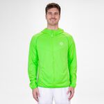 Vêtements De Tennis BIDI BADU Crew Hood Jacket - neon green