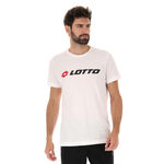 Lotto Lotto MSC II Logo Tee T-shirt Hommes-blanc, bleu fonc&eacute;