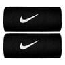 Swoosh Doublewide Poignet Pack De 2 Unités-Noir,Blanc